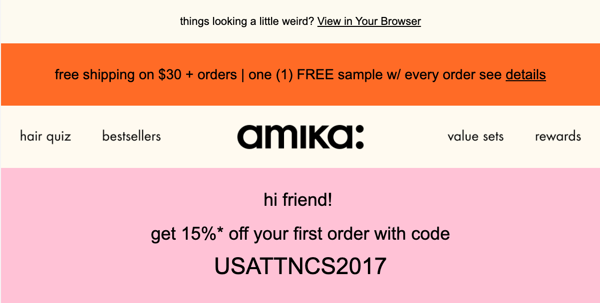 Amika email