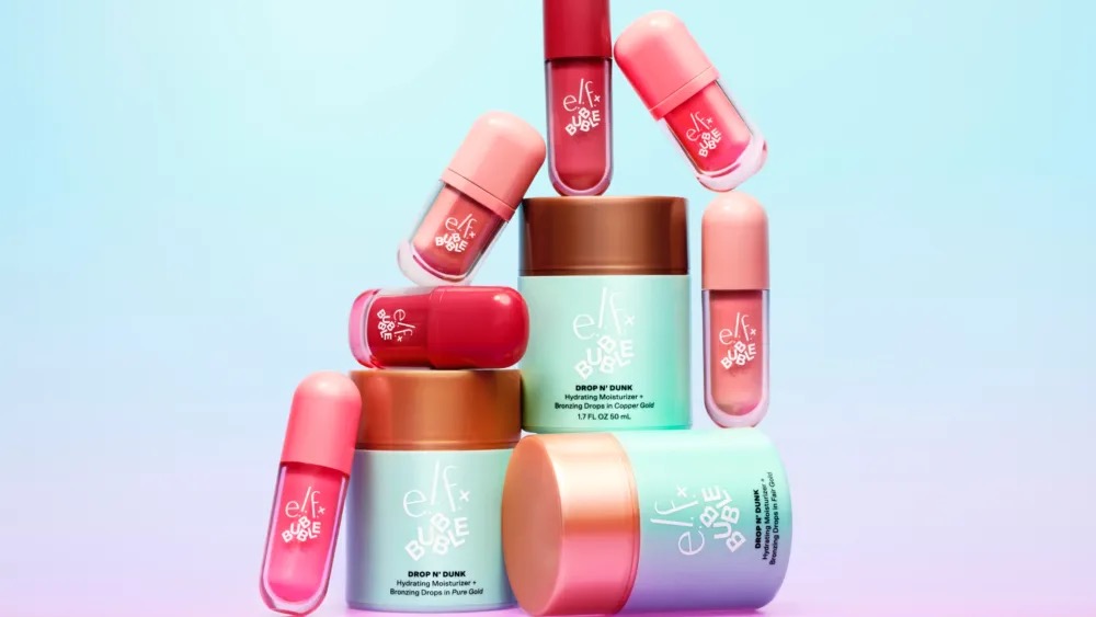 e.l.f. x Bubble collab products