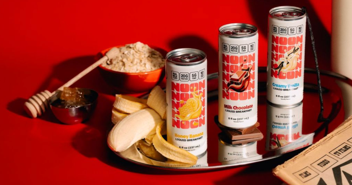 NOON liquid breakfast cans