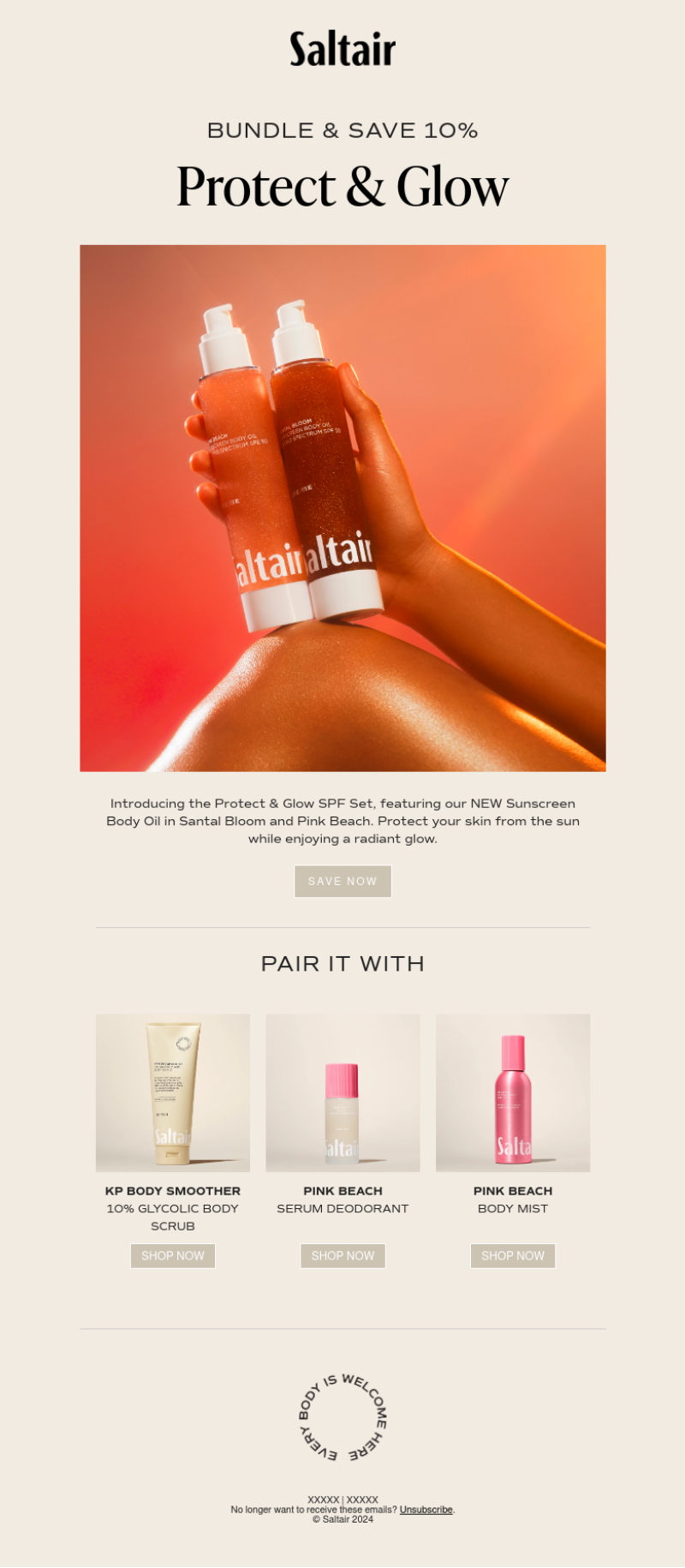 Saltair coupon email, Bundle and save