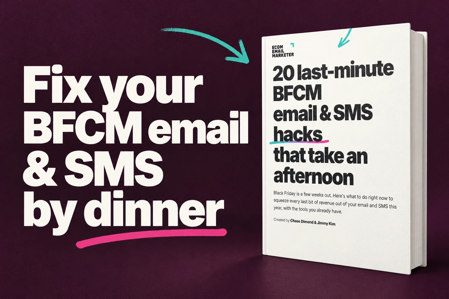 20 last-minute BFCM email and SMS hacks that take an afternoon