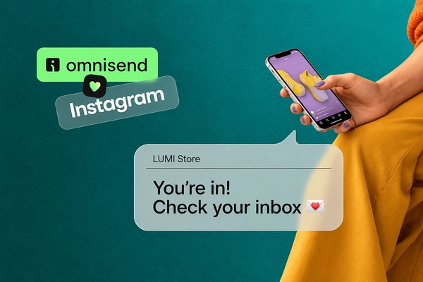 Omnisend Social Capture, turning an Instagram reply into an email subscriber
